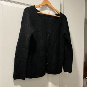 SOLD Sézane Black Barry Cardigan